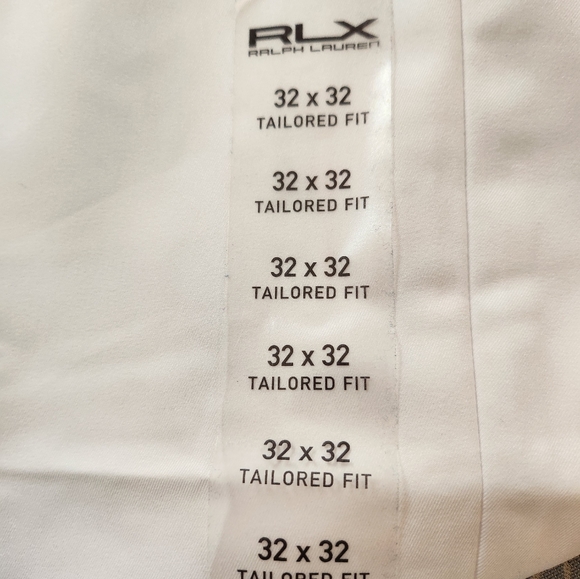 SOLD!!! Men's RLX Golf Tailored Fit Performance Pants 32X32 - White - NWT!!! - Picture 6 of 12